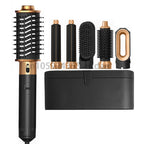 6 in 1 Hair Dryer Brush Hot Comb Set Professional Curling Iron Hair Straightener Styling Tool Air styling Hair Dryer Household