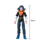 12-18CM Anime Dragon Ball Z Super Saiyan Son Goku Broly Vegeta Anime Action Figure Model Gifts Collectible Figurines for Kids