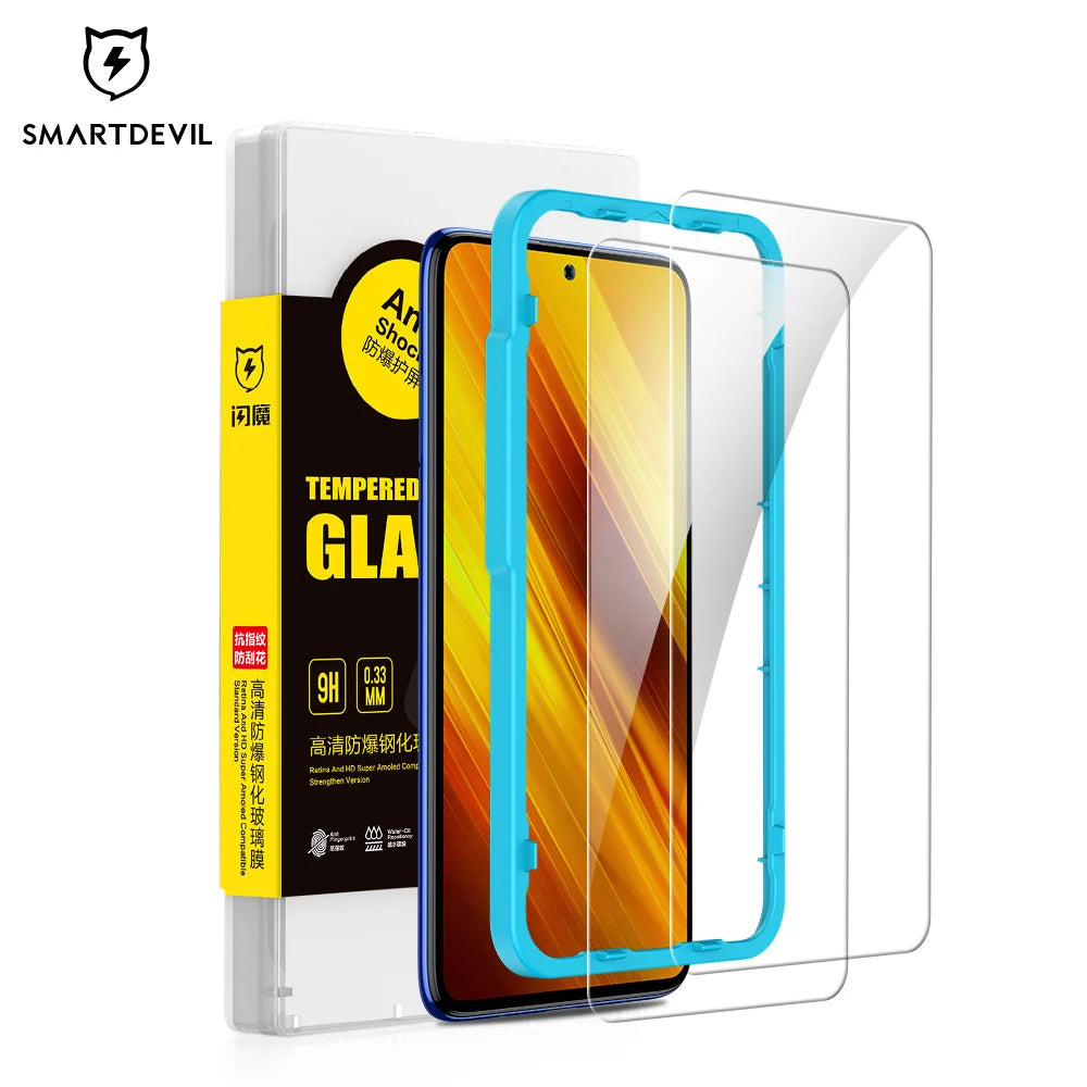 SmartDevil Tempered Glass for Xiaomi POCO F8 Pro F7 F5 F6 X7 Pro F4 Screen Protector for Poco X8Pro Max HD Protective Glass Film Ürün ana görseli