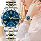 BANGWEI Elegant Luxury Quartz Woman Watch Fashion Classic Simple Stainless Clocks Auto Date Waterproof Diamond Ladies Wristwatch