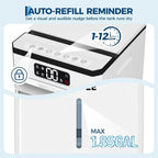 Portable Mobile Cooler Fan 7L Tank 12h Timer 120° Oscillation Fan, Remote Control With Movable Wheels for Bedroom Living Room