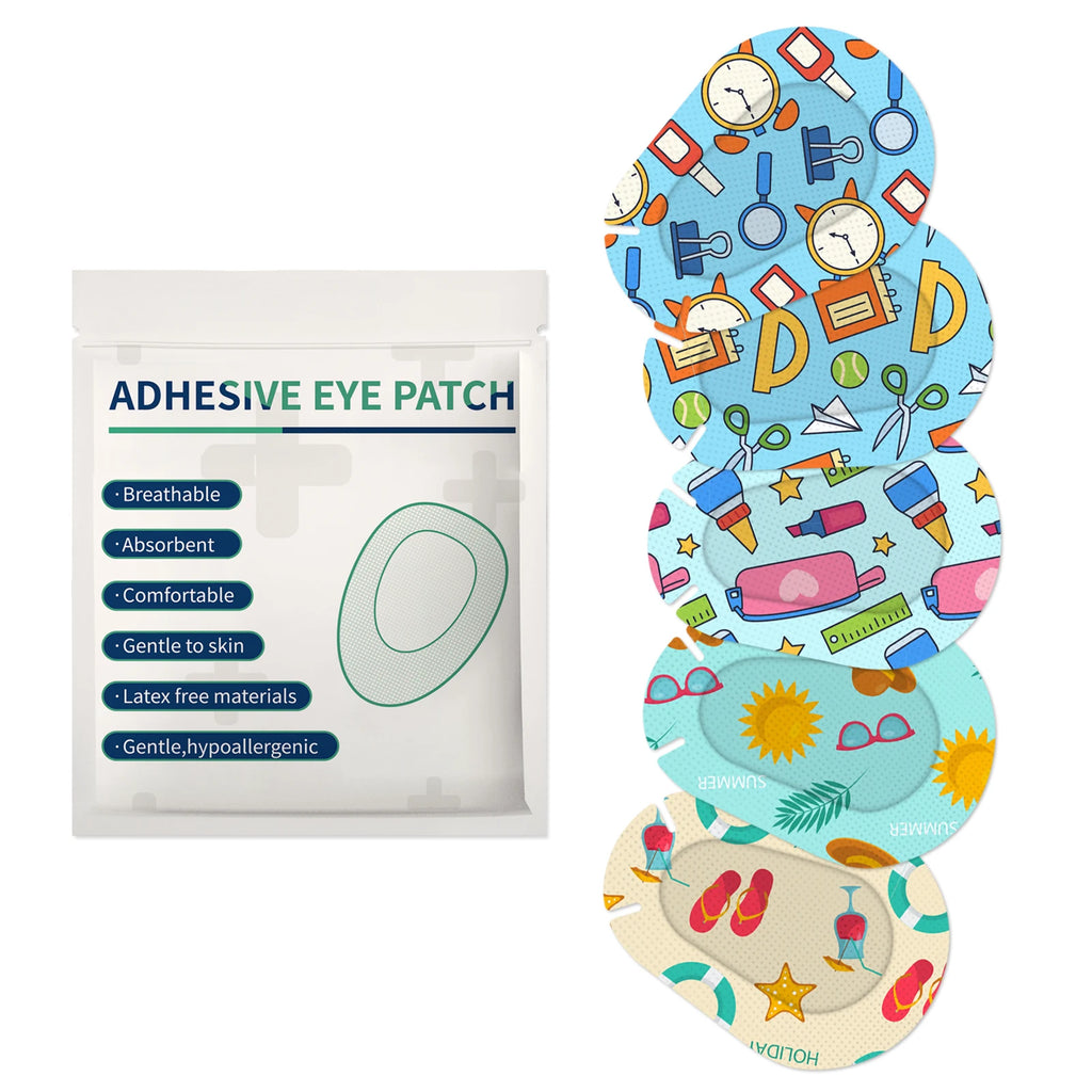 30Pcs Hot New Amblyopia Eye Patch Adhesive Eye Patches Medical Sterile Eye Pad Protect Eyesight for Kids Girls Boys Vision Care