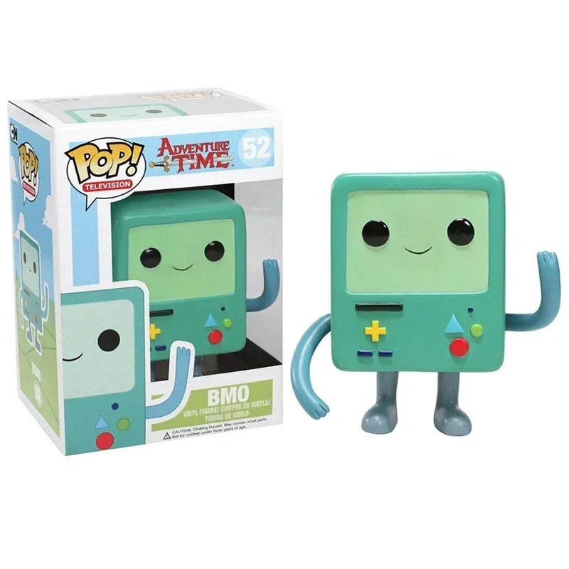 NEWest Arrival FUNKO POP Movie&TV Adventure Time Finn #32 JAKE #33 BMO #52 Vinyl Action Figure Models for Children Toys