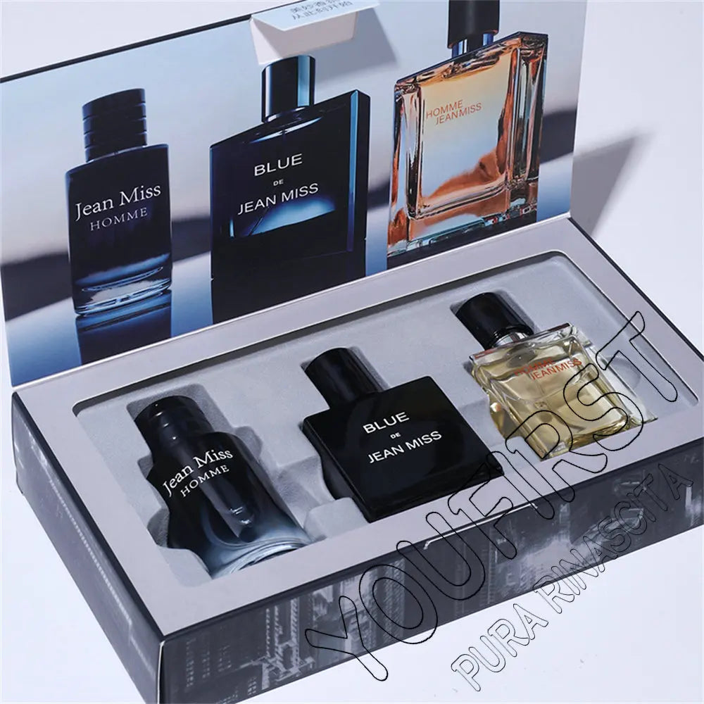 High Quality Men Perfume Hombre 90ml Gift Box 3pcs Set Colognes Scent Fascination Man Perfumes Masculinos Lasting Parfum Heren Ürün ana görseli