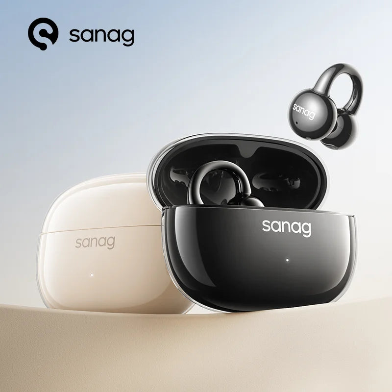 Sanag Z60S Ear Clip on OWS Earphones HiFi Sound Open Ear Earbud Audífonos Bluetooth Wireless Headphones Flash-sale Headsed Ürün ana görseli