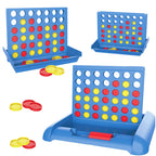 Classic Connect Four Board Game Four in a Row-2 Players Strategy Puzzle Toy for Family Game Kids Adults Durable Plastic Grid Set
