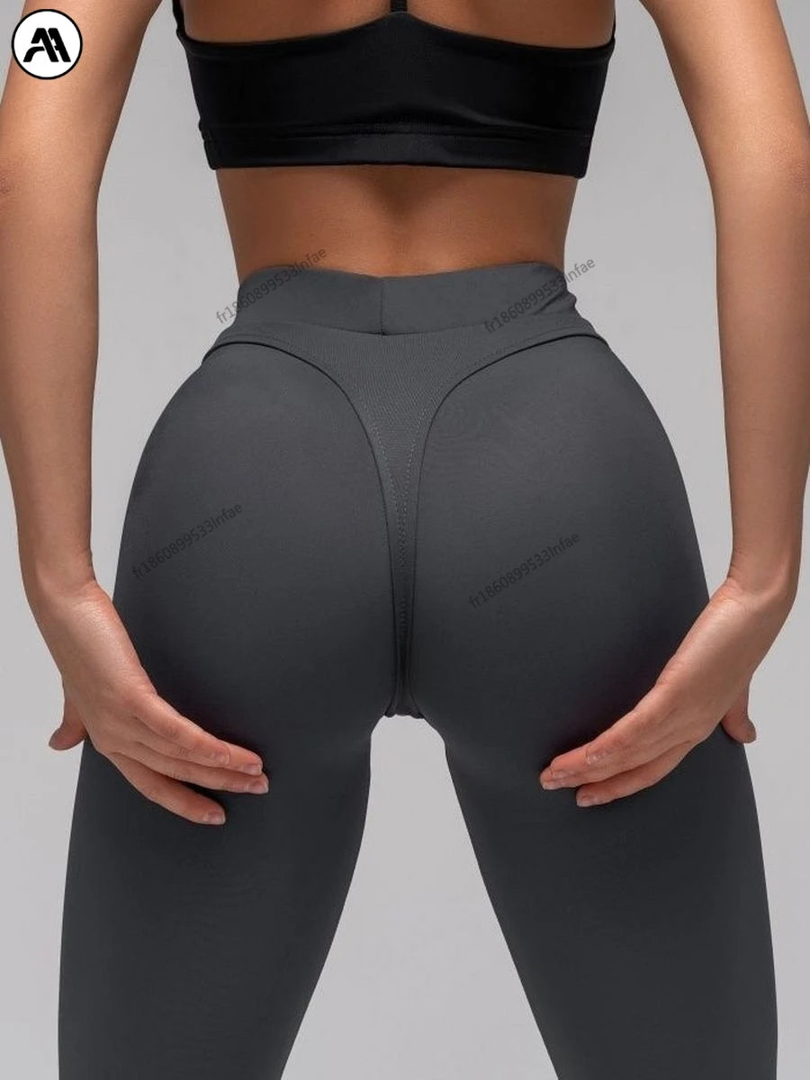 2024 high waist scrunch butt yoga leggings – thick lifting workout tights, sexy black plus size yoga pants for women