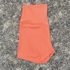 Sexy Solid Color Women Fitness Sport Short High Waist Athletic Yoga Short Leg Cycling Comprehensive Training Jogging Squat Proof