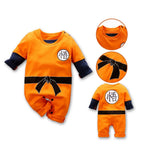 Anime Clothes Baby Vegeta Rompers Newborn Kuririn Roshi Training Outfit Infant Kids Halloween Cartoon Cosplay Costume Jumpsuit