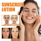 EELHOE Sunscreen Face Oil Control Uv Isolation Anti-Sun Moisturizing Face Suncream Spf 50 Face Repair Skin Care Sun Tan Lotion