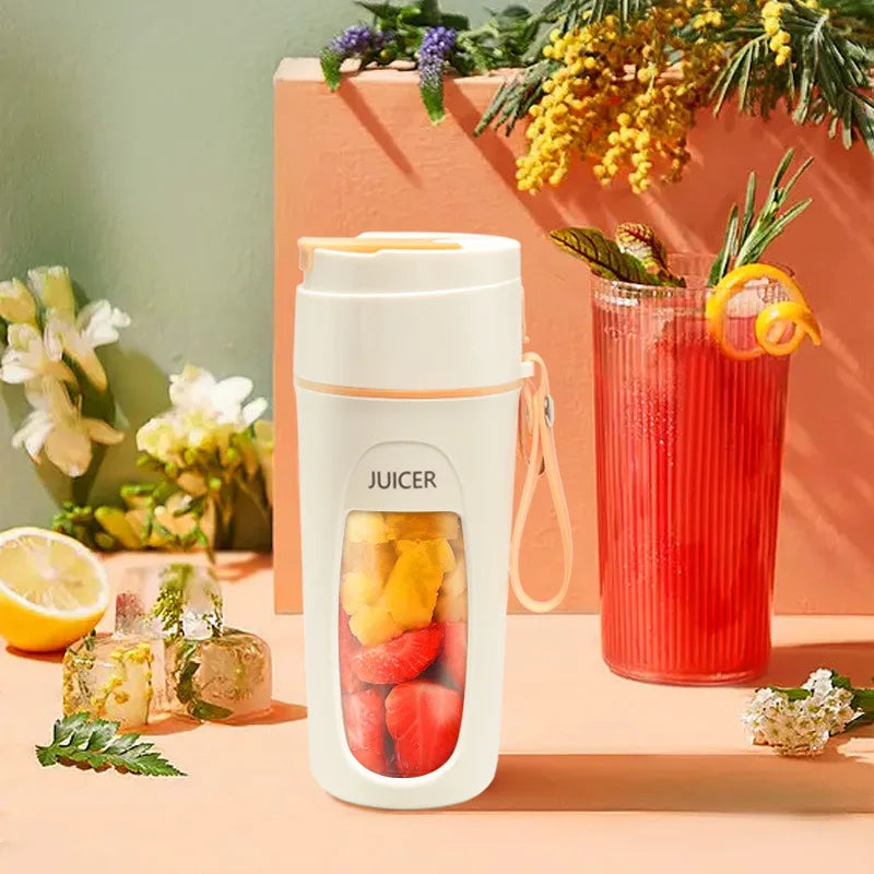 Portable Juicer Mini Electric Blender Multifunction Juice Maker Machine Fruit Mixers Extractors Smoothies Mixer 8 Blades 3000mAh Ürün ana görseli