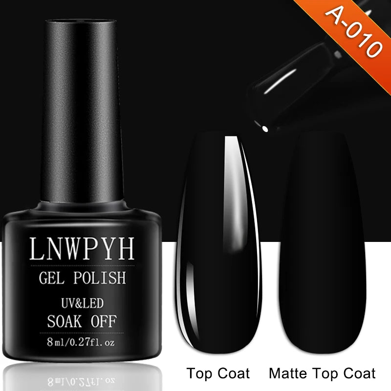 Gel Varnish Kit Professional Nail Gel Kit With Nail Dryer Soak Off Nail Gel Polish Kit  Base Coat  Top Coat Manicure Tools Set