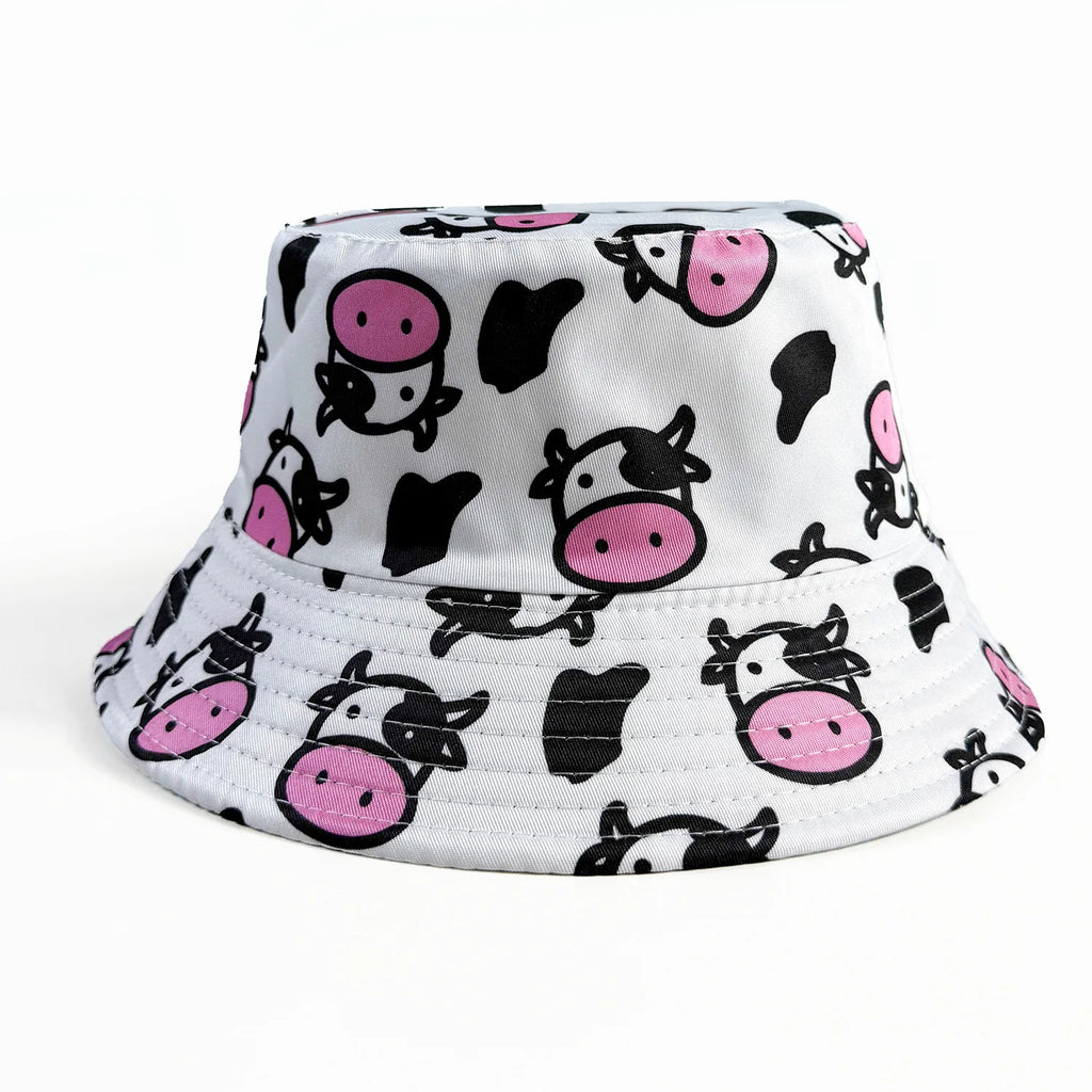 Classic Popular Funny Novelty animal cow frog duck fisherman hat Outdoor Leisure Sunscreen Sun Hat Men Women bucket hats