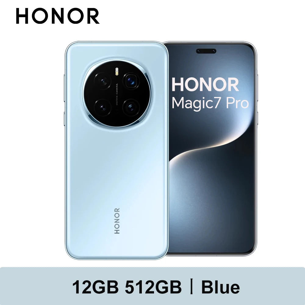 HONOR Magic7 Pro 5G Smartphone Snapdragon 8 Elite 6.8''120Hz LTPO Display 5270Mah 100W Charge Magic UI 9.0 Based on Android 15