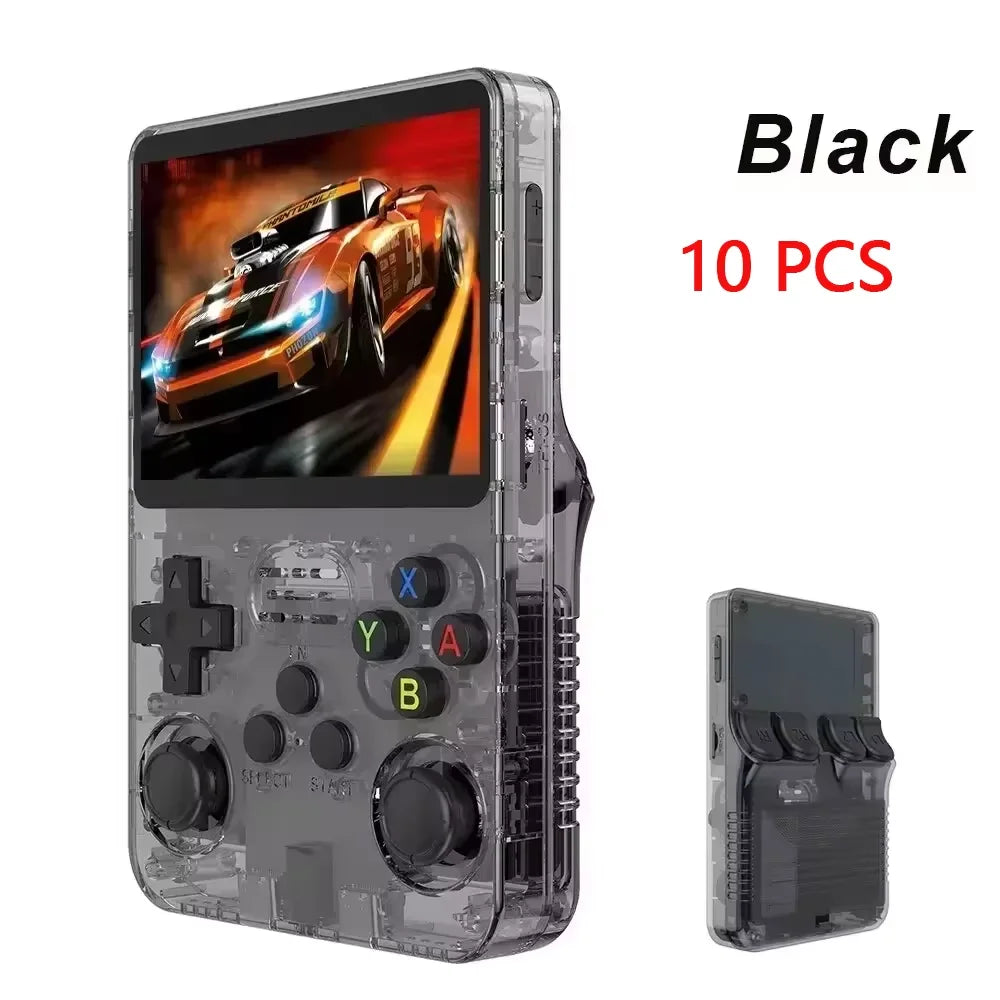 R36S Retro Handheld Video Game Console Linux System 3.5 Inch IPS Screen Portable Pocket Video Player R35S 64GB 15000 Games