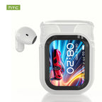 Auriculares Traductor DeIdioma 2026 HTC NE20 Translator Earbuds 6in1 iOs Android 60H Playtime Business Travel Meeting LCD Touch