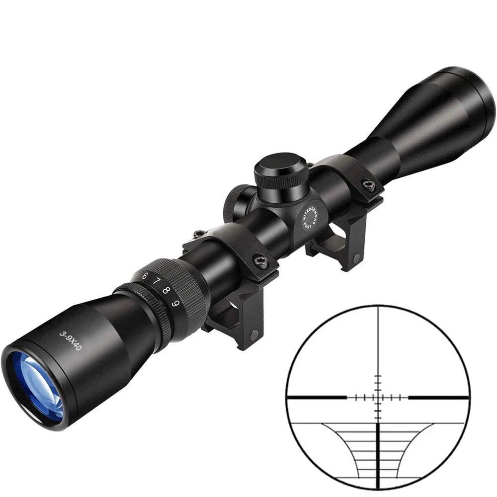 3-9X40 Hunting Deer Air Scope Wire Rangefinder Reticle Crossbow Mil Dot Reticle Scopes Optical Sights Main image