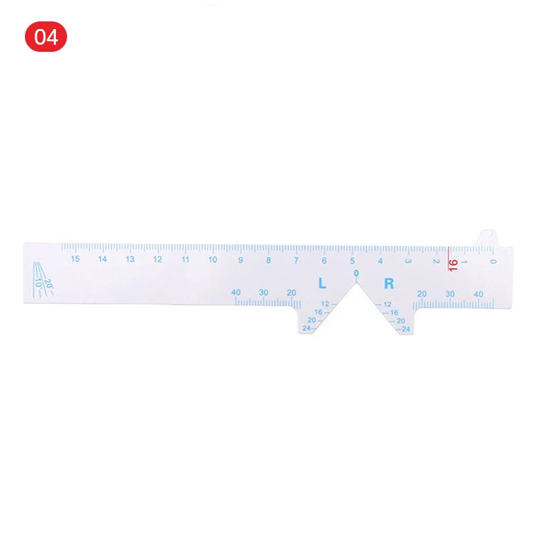1/4pcs PD Ruler Measure Optical Vernier PD Ruler Pupil Distance Meter Eye Ophthalmic Tool Eye Occluder For Vision Test Eye Care