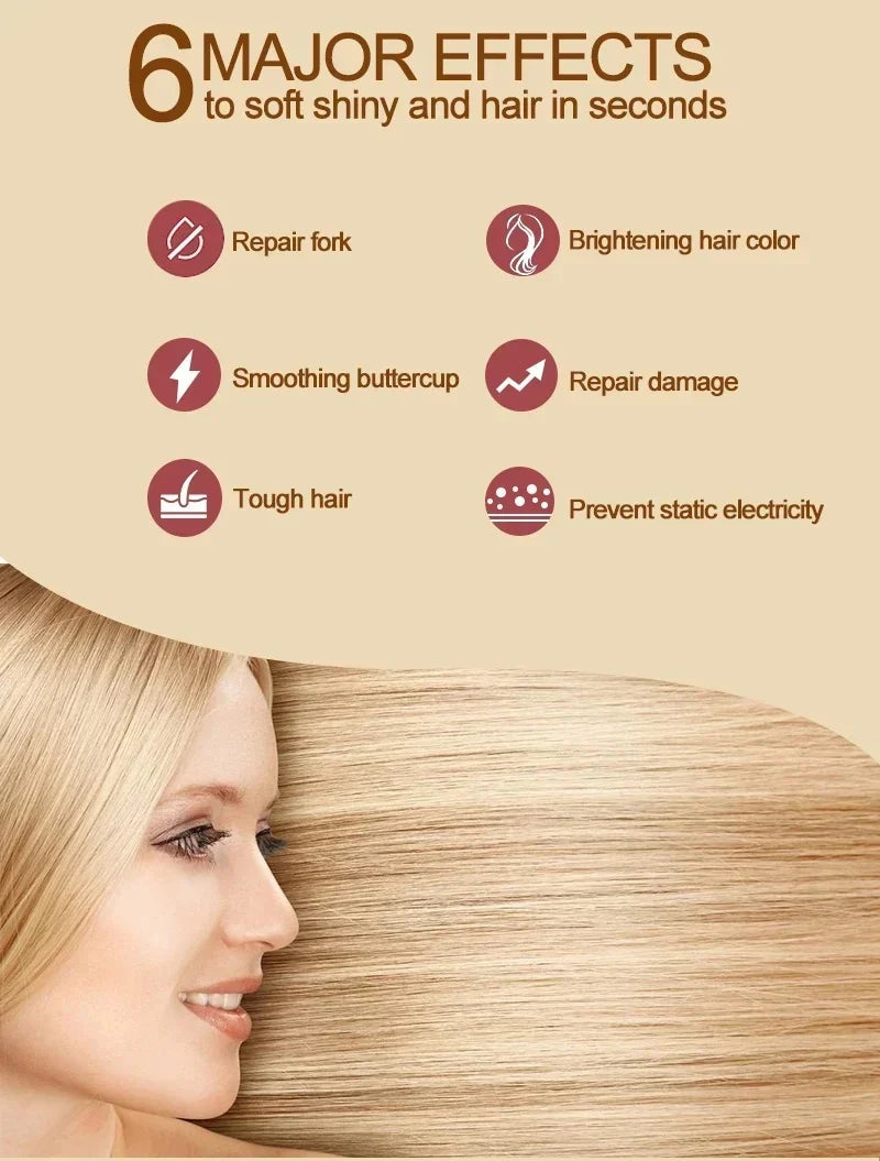 Magical Hair Mask Collagen Keratin 5 Seconds Repair Damaged Frizzy Hair Smooth Deep Moisturize Nourishing Hair Care Product