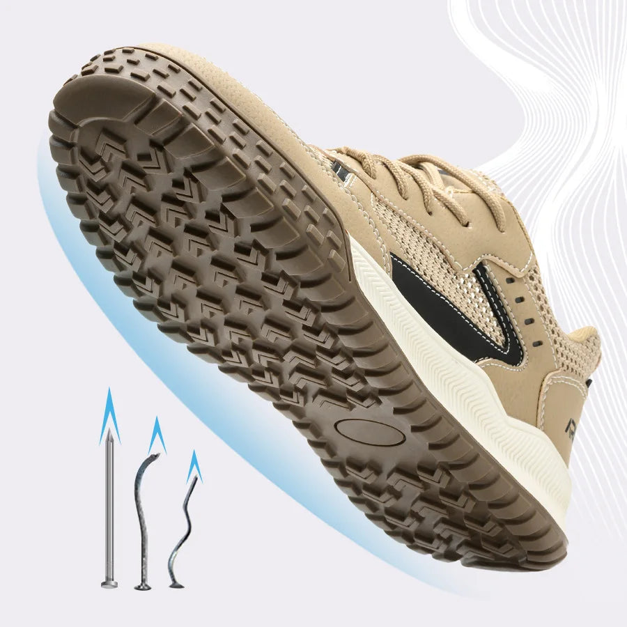Safety Shoes Man S3 with Steel Toe Boots, EU Standard Kevlar Work Shoes Man Lightweight, CN39-46 Protective Working Shoes Woman Secondary image