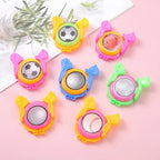 5/10pcs Mini Flying Saucer Handheld UFO Catapult Toy for Kids Birthday Party Favor Treat Guest Gifts School Board Game