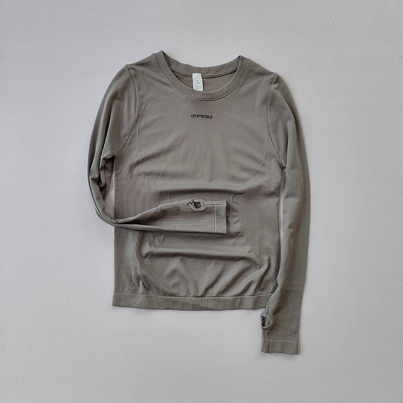 Women's Outdoor Sports Shirt Yoga Wear Fitness T-Shirt Running Workout Tops T-shirt Female Sportswear Exercise Gym Clothing