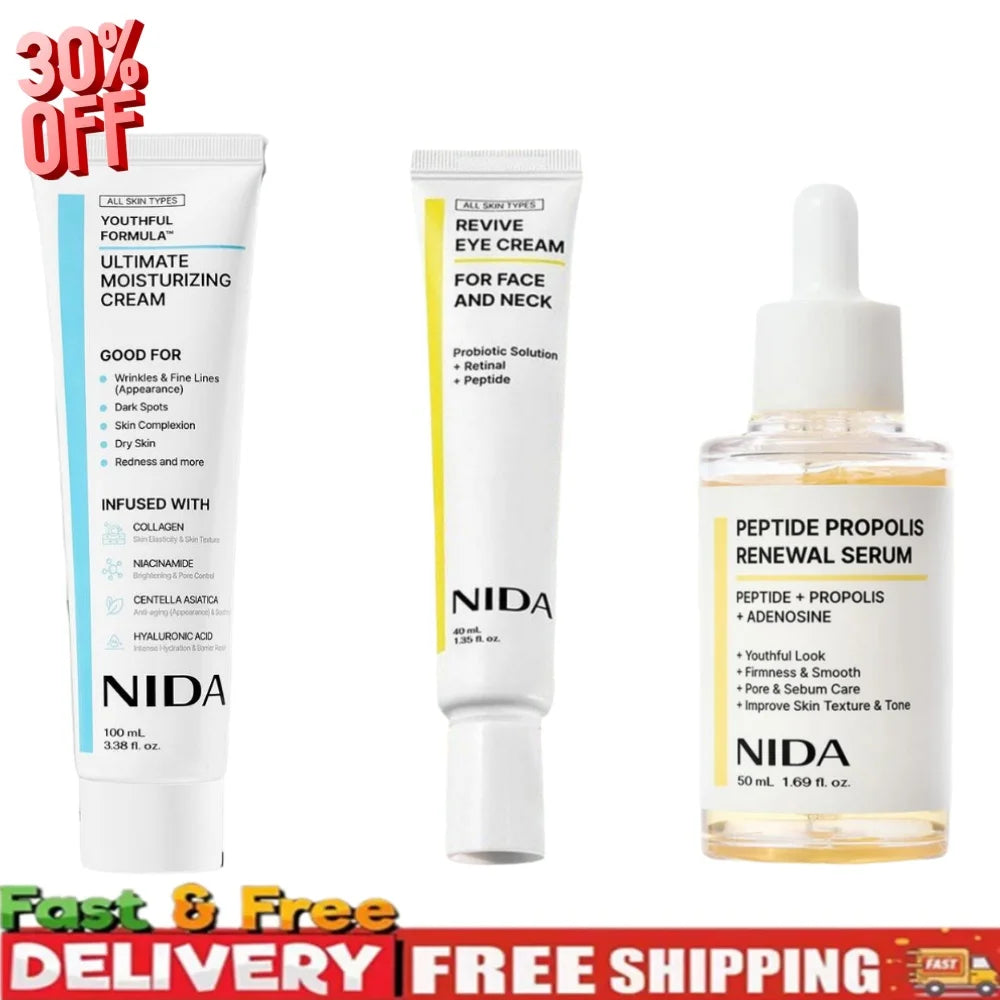 NIDA Korea Moisturizing Ultimate Cream Retinol Revitalizing Eye Cream Anti-Aging Deeply Moisturizing Propolis Essence Skin Care Ürün ana görseli