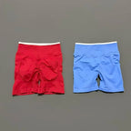 Women's Sports Shorts Gym High Waist Scrunch Seamless Yoga Leggings Cycling Shorts Workout Running Fitness Pants