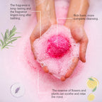 Bath Bomb Lasting Fragrance Aromatherapy Floral Scent Exfoliating Moisture Body Wash Cleansing Spa Salt Ball Bubble Bombs Shower