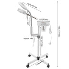Dampfgerät für Gesicht, 2-in-1-Kombination, Zerstäuber, Ozon, Salon, Spa, Lupe, Luftbefeuchter mit LED-Lupenlampen, für Schönhei