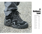 Men Casual Hunting Ankle Boots Outdoor Tactical Hiking Man Boot  Hunting Work Boots for Motorcycle Shoes Botas Militares