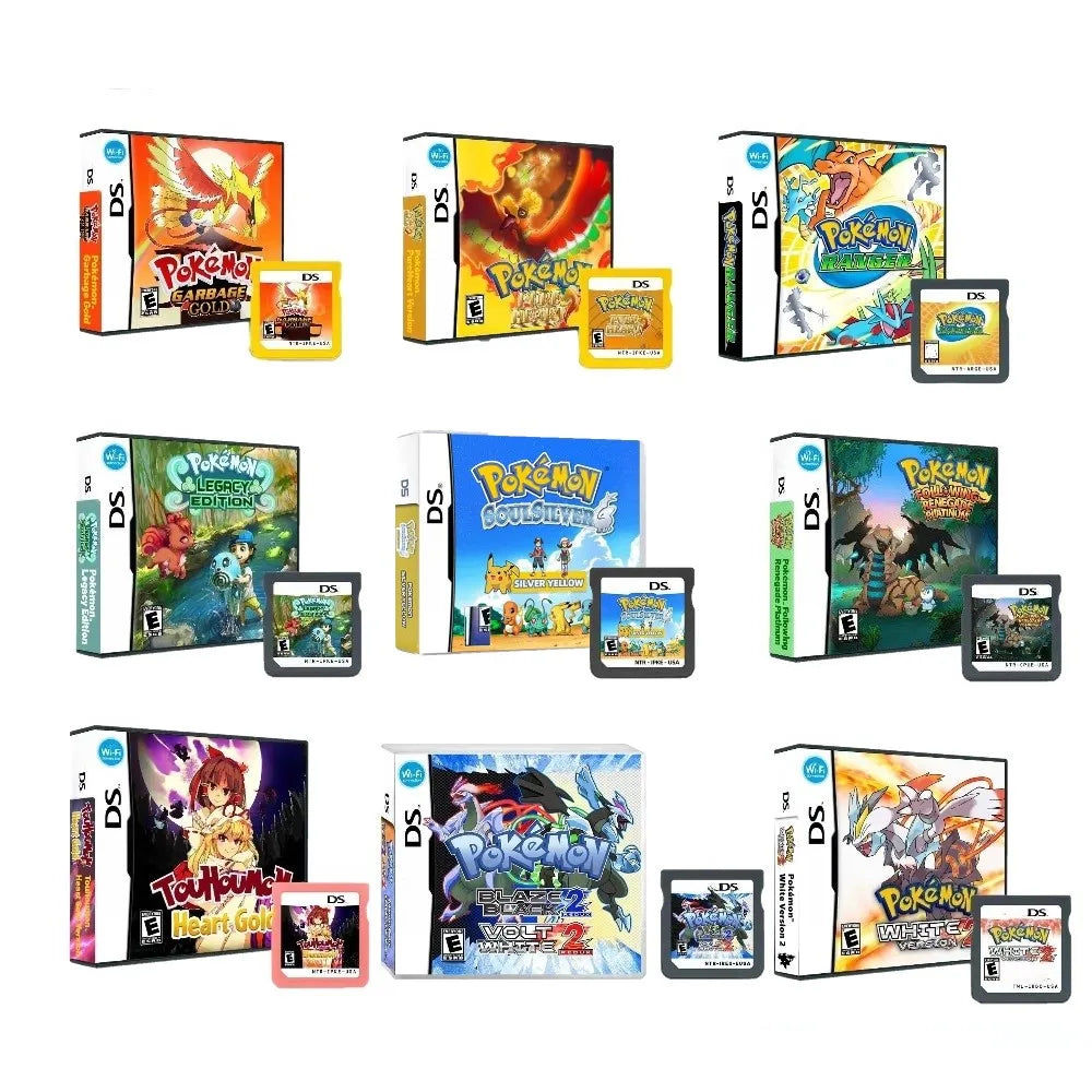 NDS Game Card，Pokémon series Platinum， Pure Heart ，True Soul ， Conquest，Garbage Gold， New  Version English  Game Ürün ana görseli