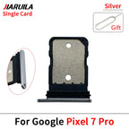 SIM Card Holder For Google Pixel 7 7A 7 Pro SIM Single Card Tray Holder Drawer Phone Holder Adapter Tray Chip Slot Drawer Parts