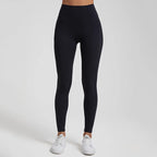 Solid Color Gym Yoga legging Set Soft Tight Women High Strength Fitness Bra With Sports Pant sportswear Proof of Squatting Proof