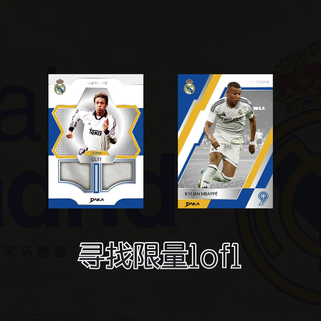 Genuine Original 2025 DAKA Real Madrid Star Cards Collection Box Limited Edition Numbered Signature Must-have for Fan Collecting