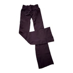 Flares Legggings Seamless Mid To Low Waistband Glute Contouring Wide Leg Pants Scrunch Booty Fitness Yoga Gym Flared Leggings