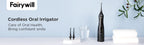 Fairywill Water Flossers Oral Irrigator & Electric Toothbrush Rechargeable Portable for Teeth Waterproof Teeth Cleaner