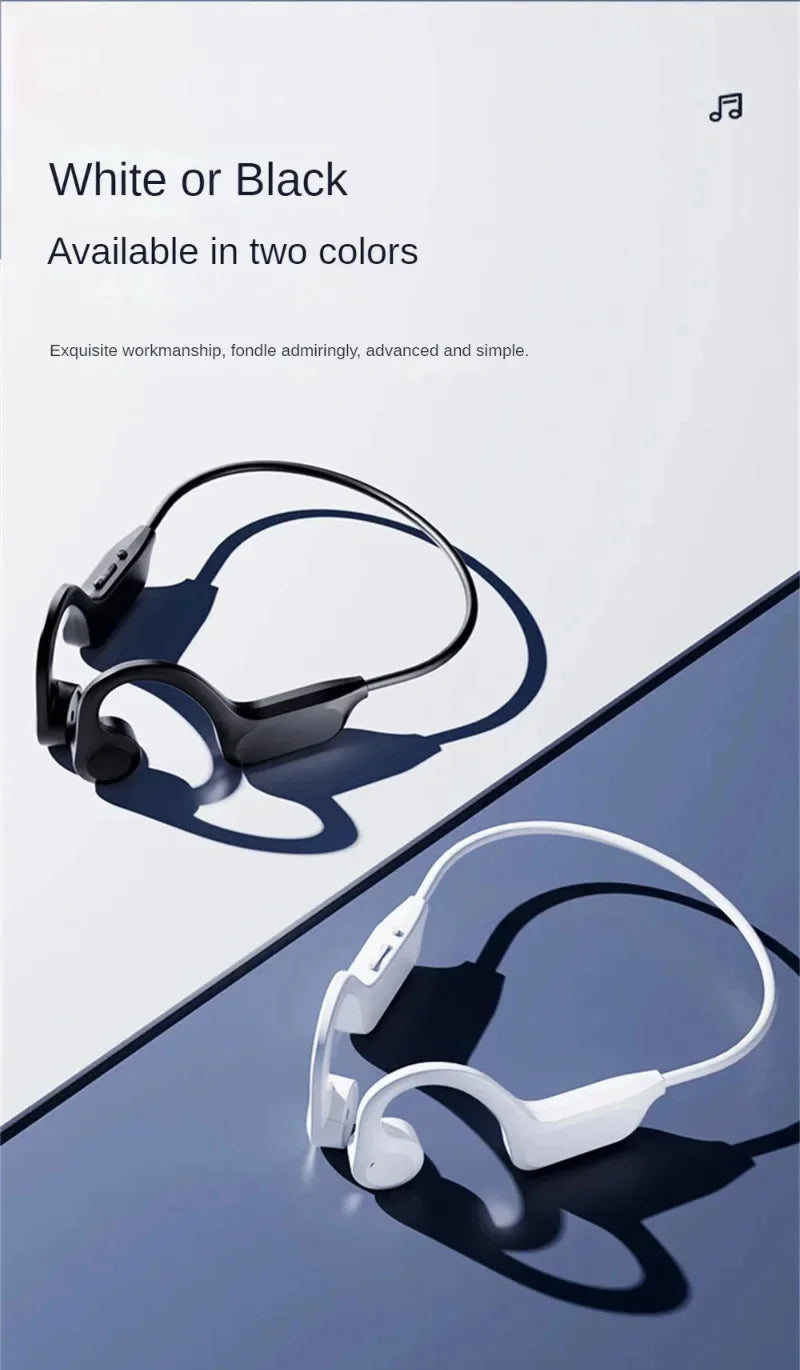 Lenovo Hot Real Bone Conduction Sport Headphone Wireless Earphone Bluetooth-Compatible Headset Hands-free with Mic for Running
