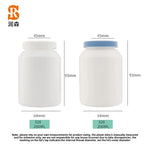New HDPE 200ml 90 Capsules DHA Vitamin Tablets Deep Sea Fish Oil Capsules Food Grade Health Supplement Bottle