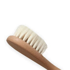 2pcs/ Set Newborn Hair Brush Comb Natural Wool Wooden Hairbrush Baby Kit Pure Natural Safety Material For Your Baby's Health