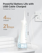 Fairywill Water Flossers Oral Irrigator & Electric Toothbrush Rechargeable Portable for Teeth Waterproof Teeth Cleaner