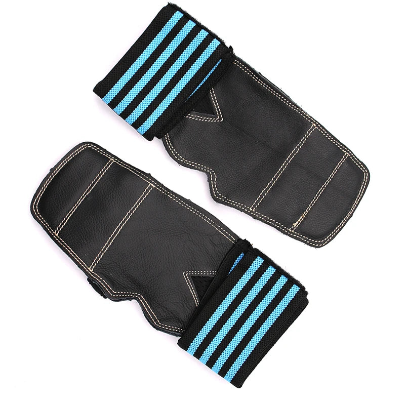 Cowhide Weight Lifting Gloves 3 colors Gym Anti-Skid Grips Pads Deadlift Belt Crossfit Workout Crossfit Palm Protection Fitness