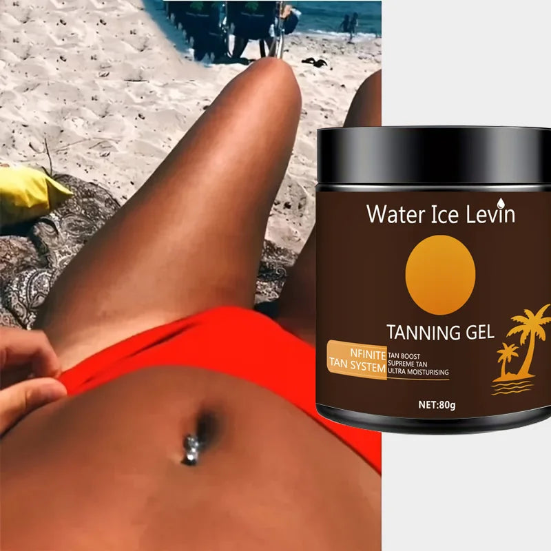 Natural Traceless Tanning Gel - Natural Ingredients, Traceless Deep Moisturizing, Suitable for Whole Body Quick-Absorbing Travel Portable Package, Suitable for Men and Women Ürün ana görseli
