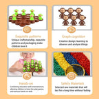 1pc Balancing Tree Toy Digital Monkey Balance Scale Educational Number Board Game Kids Learning Toys Montessori Math Toy