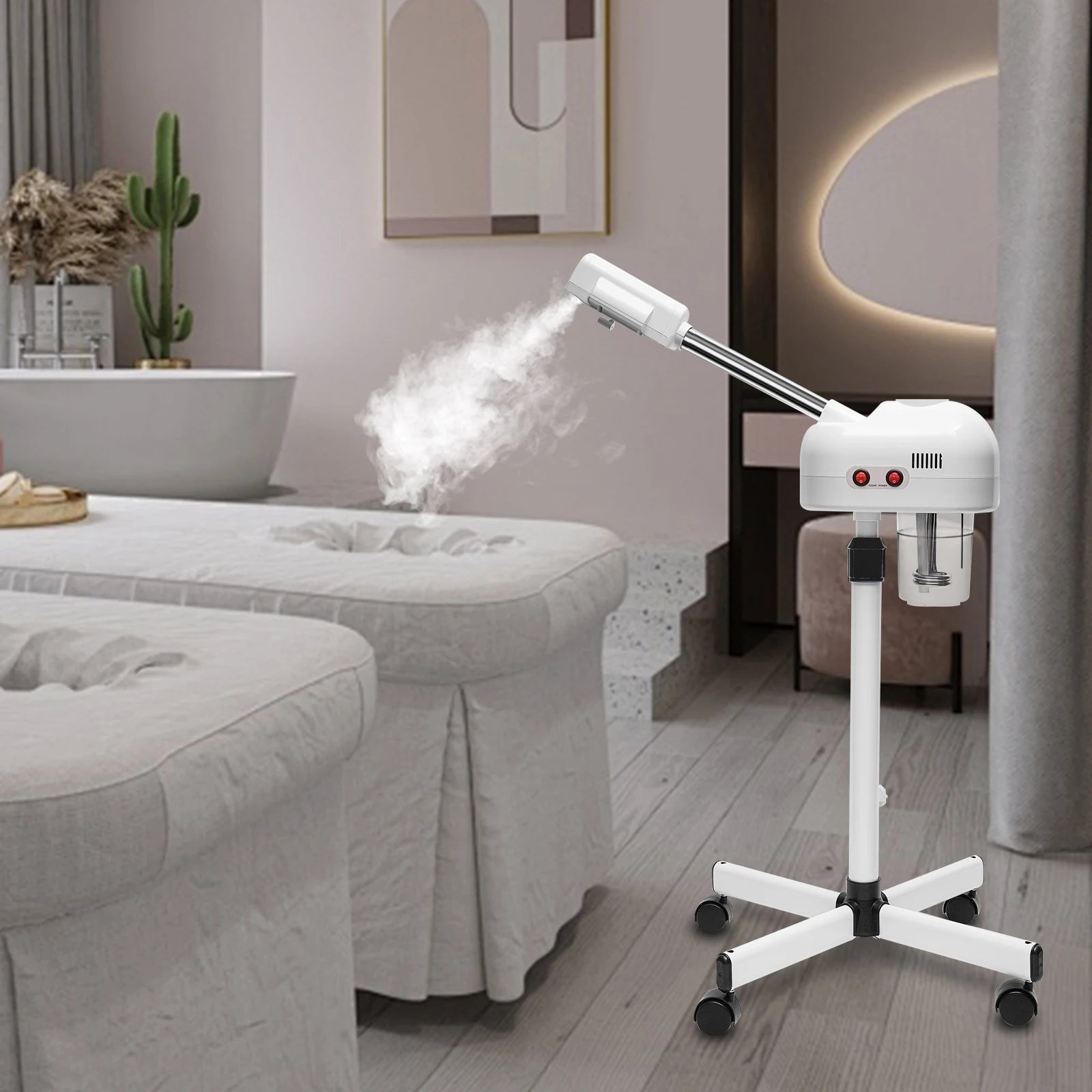 750ML Professional Facial Steamer, 800W Adjustable Skin Care Equipment, Steamer for Salon Beauty and Spa Shop