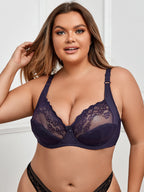 New Plus Size Bras for Women Underwear Super Thin Sexy Lace Brassiere