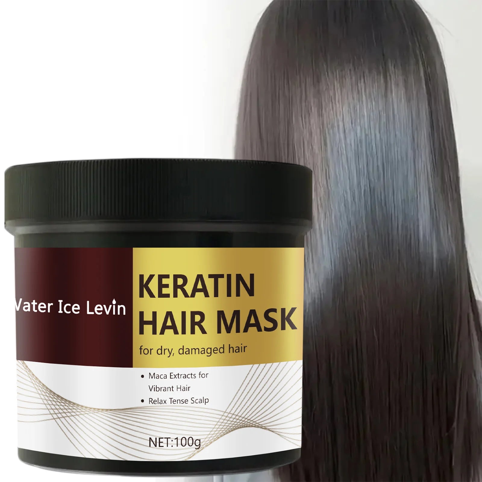 Magical Keratin Hair Mask 5 Seconds Fast Repair Damaged Frizzy Hair Soft Smooth Shiny Straightening Deep Moisturizing Hair Care Ürün ana görseli