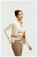 Yoga Set 3PCS Gym Clothes Sportswear Yoga Suits For Women Long Sleeve Crop Top Fitness Set Tracksuits Sports Bra Gym Leggings