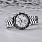 New PAGANI DESIGN Moon Men Watch Retro Luxury Quartz Watches For Men Stainless steel Sport waterproof Chronograph Man+With BOX