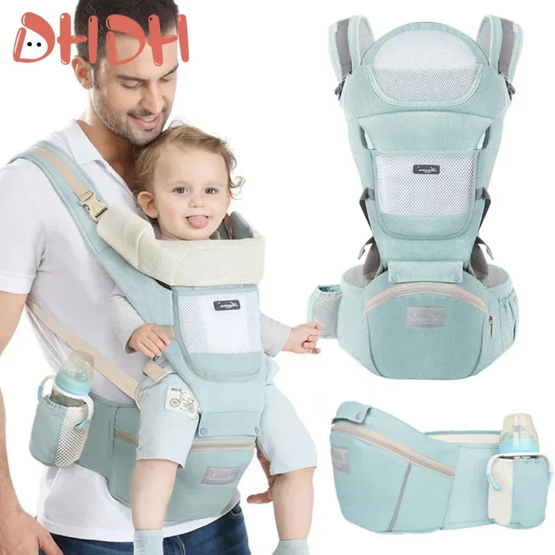 New Adjustable Ergonomic Baby Carrier Four Seasons Universal Baby Carrying Bag Waist Stool Strap Portable & Multifunctional Ürün ana görseli